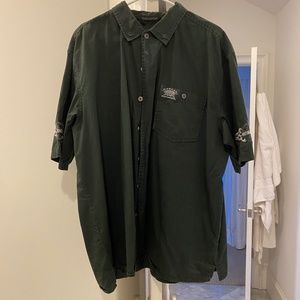 Harley Davidson Short Sleeve Button Down Shirt